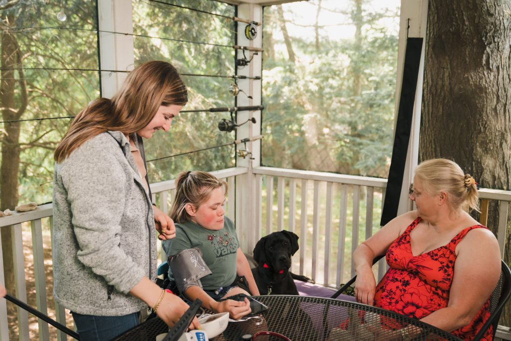 Rachel and Bella for Entyre Care